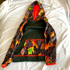 Camo orange hoodie